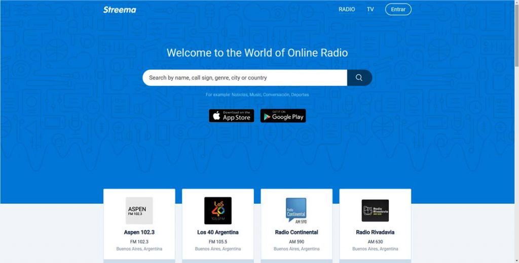 streema radio con vos